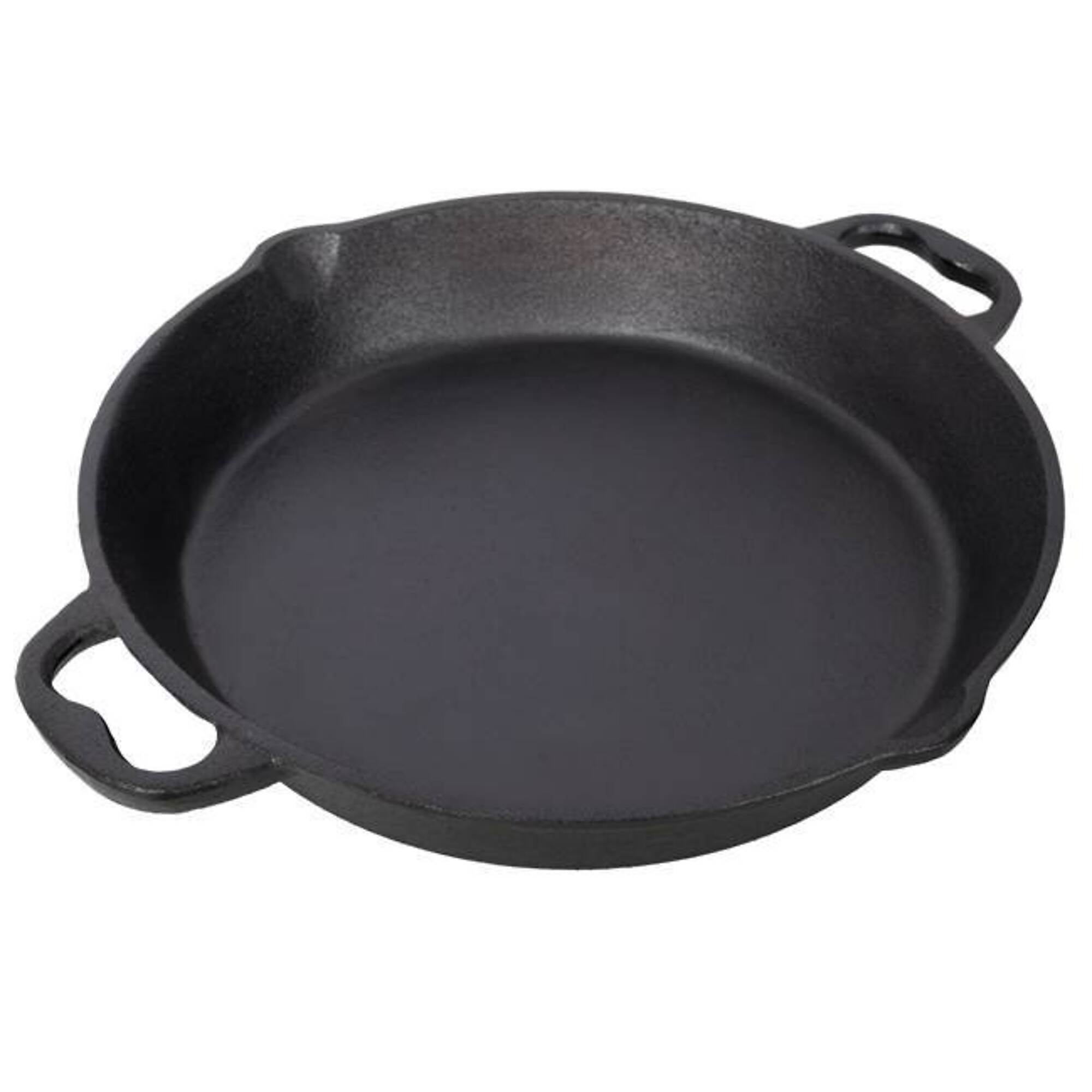 TMB 17in. Pre-Seasoned Cast Iron Skillet — Heavy-Duty, Dual Assist Handles, Versatile Cooking, BAC-W465P272043, Model# BAC-W465P272043